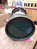 Vtg 1953 Coleman #220E 2 Mantel Gas Fuel Lantern Pyrex Globe Camping Fishing