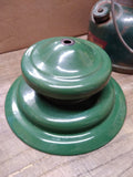 Vtg 1953 Coleman #220E 2 Mantel Gas Fuel Lantern Pyrex Globe Camping Fishing