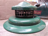 Vtg 1953 Coleman #220E 2 Mantel Gas Fuel Lantern Pyrex Globe Camping Fishing