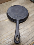 Unused Small 5 inch Cast Iron Pancake Egg Griddle Skillet Frying Pan Nice Shape!