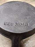 Unused Small 5 inch Cast Iron Pancake Egg Griddle Skillet Frying Pan Nice Shape!