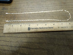 14K Rose Yellow White Gold Flat Braided Herring Bone 3 Strand 16" Necklace Italy