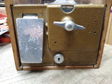 Vtg Victor Co 50s Baby Grand Charm Coin Op Vending Machine Wood Bubblegum Gumbal