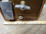 Vtg Victor Co 50s Baby Grand Charm Coin Op Vending Machine Wood Bubblegum Gumbal