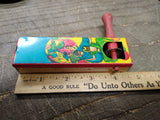 Vtg 2 Piece Kirchof Lithograph Tin Life Of The Party Noise Maker Lot Made In USA