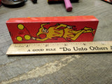 Vtg 2 Piece Kirchof Lithograph Tin Life Of The Party Noise Maker Lot Made In USA