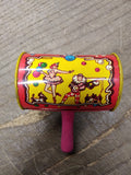 Vtg Kirchof Tin Lithograph Dancers & Balloons Party Noise Maker Made In USA