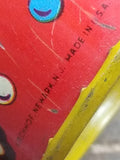 Vtg Kirchof Tin Lithograph Dancers & Balloons Party Noise Maker Made In USA