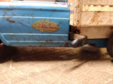 Vtg Tonka 1960's Stake Bed Pick Up Blue Dump Truck Pressed Steel Made In USA