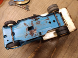 Vtg Tonka 1960's Stake Bed Pick Up Blue Dump Truck Pressed Steel Made In USA