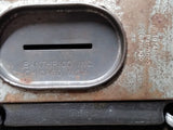 Vtg Banthrico Inc 1955 T Bird Metal Coin Bank 7.5 Inch Made In Chicago USA