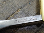 Vtg Durham Duplex Barbers Hair Shaper Open Comb Straight Razor Made In USA