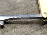 Vtg Durham Duplex Barbers Hair Shaper Open Comb Straight Razor Made In USA