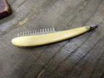 Vtg Durham Duplex Barbers Hair Shaper Open Comb Straight Razor Made In USA
