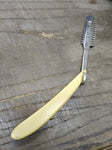 Vtg Durham Duplex Barbers Hair Shaper Open Comb Straight Razor Made In USA