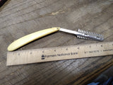 Vtg Durham Duplex Barbers Hair Shaper Open Comb Straight Razor Made In USA