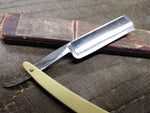 Vtg Kut Ezy Straight Razor with Jimps Nice Scales w/Red Point Box Nice Shape!