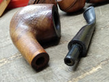 Vtg Duncan Hill Aerosphere Briar Bent Smoking Tobacco Estate Pipe Nice Stem!