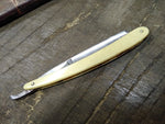 Vtg Kut Ezy Straight Razor with Jimps Nice Scales w/Red Point Box Nice Shape!