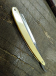 Vtg Kut Ezy Straight Razor with Jimps Nice Scales w/Red Point Box Nice Shape!