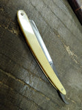 Vtg Kut Ezy Straight Razor with Jimps Nice Scales w/Red Point Box Nice Shape!