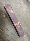 Vtg Kut Ezy Straight Razor with Jimps Nice Scales w/Red Point Box Nice Shape!