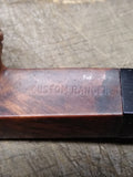 Vtg Custom Ranger Imported Briar Half Bent Smoking Tobacco Estate Pipe Nice!
