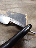 Vtg Moshy & Rahaim Napoleon #120 Straight Razor with Jimps Orig Box Nice Shape!