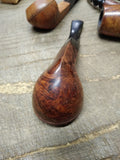 Vtg Custom Ranger Imported Briar Half Bent Smoking Tobacco Estate Pipe Nice!