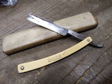 Vtg Union Cutlery Co Spike Straight Razor Olean New York USA w/Box Nice Shape!