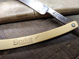 Vtg Union Cutlery Co Spike Straight Razor Olean New York USA w/Box Nice Shape!