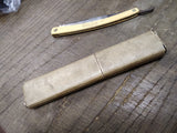 Vtg Union Cutlery Co Spike Straight Razor Olean New York USA w/Box Nice Shape!
