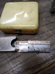 Vtg Ever Ready 3 Pc Travel Safety Razor Celluloid Case New York USA Nice Shape!