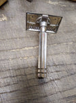 Vtg Ever Ready 3 Pc Travel Safety Razor Celluloid Case New York USA Nice Shape!