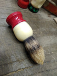 Vtg Ever Ready 100 Sterilized Badger Hair Shaving Brush Made In USA Nice Shape!