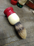 Vtg Ever Ready 100 Sterilized Badger Hair Shaving Brush Made In USA Nice Shape!