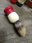 Vtg Ever Ready 100 Sterilized Badger Hair Shaving Brush Made In USA Nice Shape!