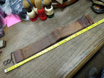Vtg Antique Leather Barber Shop Straight Razor Sharpening Strop 16 inches