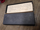 Vtg Antique BBB Binghams Best Brand Razor Hone Stone Original Box Great Shape!