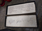 Vtg Antique BBB Binghams Best Brand Razor Hone Stone Original Box Great Shape!