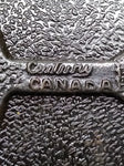 Vtg SECOROC Brass Belt Buckle Century Corp Canada 2.75 x 2.25 inches
