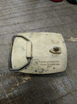 Vtg GROVE Corp Brass Belt Buckle Sales Guides Inc Mequon Wis USA 2.75 x 2.25 in