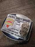 Vtg CONSOL Energy Robinson Run Mine #95 Safety Award Belt Buckle USA 3 x 2.5 in