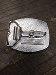 Vtg CONSOL Energy Robinson Run Mine #95 Safety Award Belt Buckle USA 3 x 2.5 in