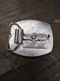 Vtg CONSOL Energy Robinson Run Mine #95 Safety Award Belt Buckle USA 3 x 2.5 in