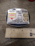 Vtg CONSOL Energy Robinson Run Mine #95 Safety Award Belt Buckle USA 3 x 2.5 in
