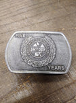 Vtg Associated Companies Inc SNYDER COAL 5 Yr Belt Buckle USA 3.25 x 2.25 inches