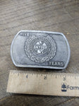 Vtg Associated Companies Inc SNYDER COAL 5 Yr Belt Buckle USA 3.25 x 2.25 inches