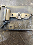 Vtg Lake Shore Inc Brass Belt Buckle Hit Line USA 3.25 x 2.25 inches