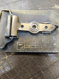 Vtg Lake Shore Inc Brass Belt Buckle Hit Line USA 3.25 x 2.25 inches